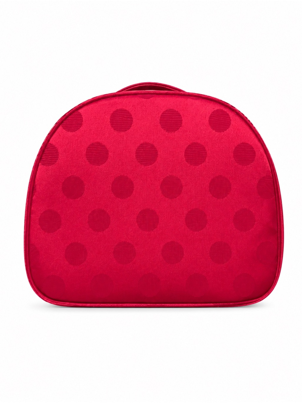 NWOT Estée Lauder Limited Edition Red Polka Dot Train Case Cosmetic Bag